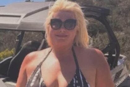 gemma collins flaunts her incredible weight loss in a black bikini as she poses for sizzling snap during sun soaked cyprus getaway after losing two stone on mounjaro 68b052392edd9
