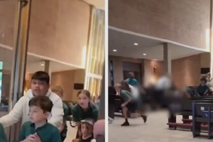 minneapolis school shooting video shows children fleeing church 68b09b49b9a2b