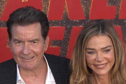 denise richards charlie sheen reunite on red carpet for documentary debut 68bb14350b62b