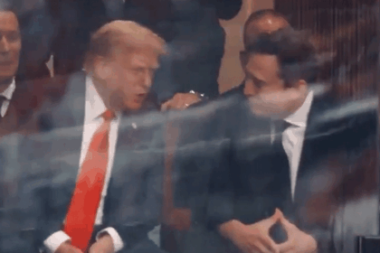 elon musk sits with president trump at charlie kirk memorial squash beef 68d0703f8d7e5