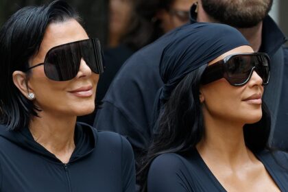 its the kimbots khloe kardashian and kris jenner after that 100k facelift morph into kim in their matching skin tight looks at nikeskims event 68d54b32089bf