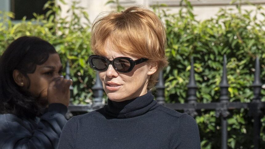 pamela anderson 58 ditches her trademark blonde locks and debuts bold new look in paris 68dbe76542cd4