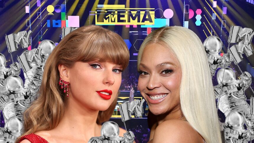 taylor swift and beyonce battling it out for most career mtv vma awards 68b9db86a7f4e