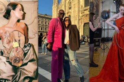 a facut senzatie la milano cu rochii din resturi textile romanca nicoleta negura si a prezentat colectia la saptamana modei 68df8b15cee78