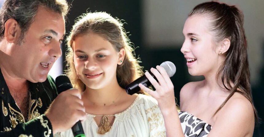 ce frumusele sunt nepoatele lui ion dolanescu ambele canta cu foc pe scena dragos dolanescu cred ca tata zambeste din cer de ce ele nu si vorbesc 68fa47eb275e7