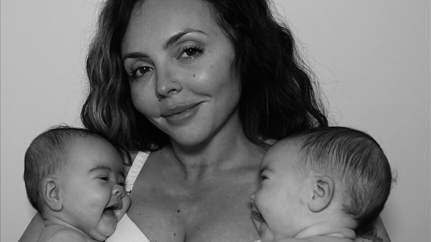 jesy nelson admits she finally feels proud of her body after 33 years of extreme dieting as she poses with her twin babies in sweet post 68ed7801cd387