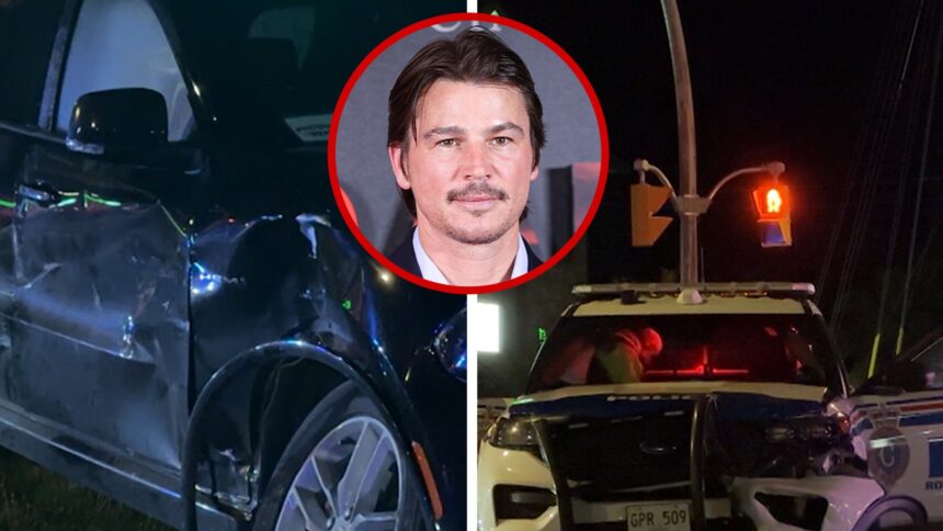 josh hartnetts car crash with police see all the wreckage 68dc5a8ba3549