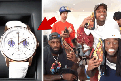lebron james gifts kai cenat luxury watch new lebron 23s on mafiathon 3 68dc5f414c4d6