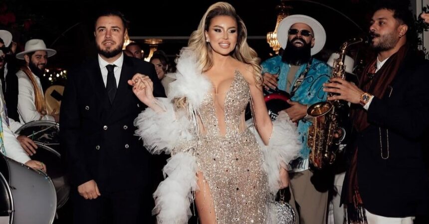 nasele au stralucit la nunta finilor armin nicoara si claudia puican roxana vasniuc tinuta de aproape 3 000 de euro iar georgiana lobont a fost focoasa intr o rochie rosie de regina 6903678f3498c