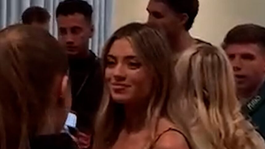 sam thompsons new girlfriend talitha balinska attempts to avoid awkward run in with his ex samie elishi at beauty event 68eede940c081