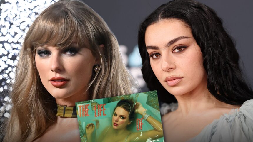 taylor swift fans convinced she fires shots at charli xcx in new track 68dfd8b23a8d2