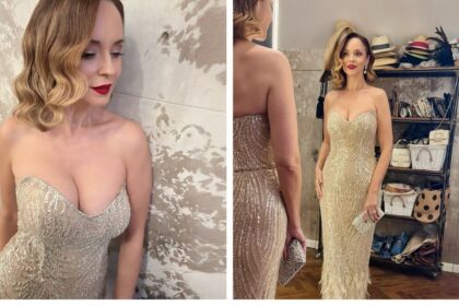 andreea marin aparitie de infarct a imbracat cea mai sexy rochie cu decolteu generos si a facut ravagii cu formele ei exact ca vinul cu fiecare an mai bun foto 6929d4474ade9