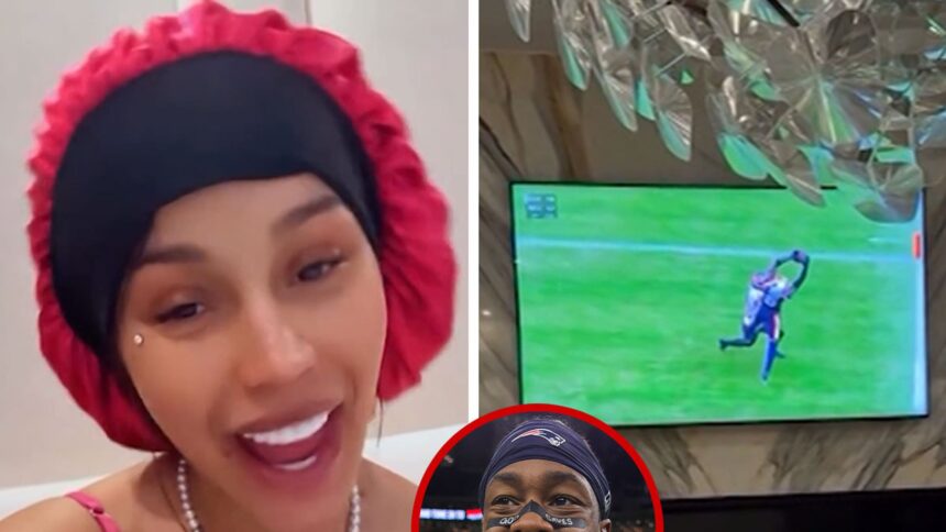 cardi b shares hilarious reaction to stefon diggs touchdown in patriots win 6911f2e38f1db