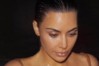 kim kardashian immerses herself in water for sizzling ocean shoot in historic vintage gown as sister khloe brands her a freak for racy snaps 69242be526dcd