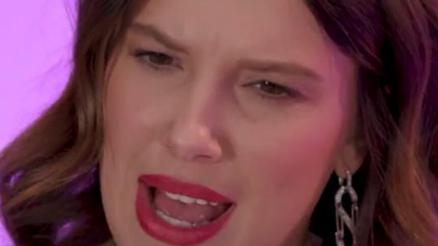 millie bobby brown hints at feud with stranger things co star david harbour in an old interview clip taken before bullying claims emerged 690a17a1d3de6