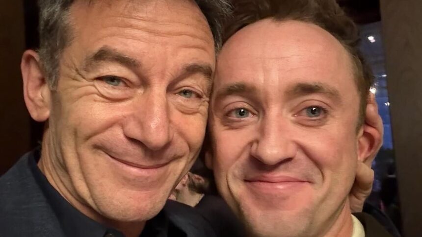 so brave so proud harry potters jason isaacs supports screen son tom felton as they enjoy a malfoy reunion at broadway show 691d8fae1efc6