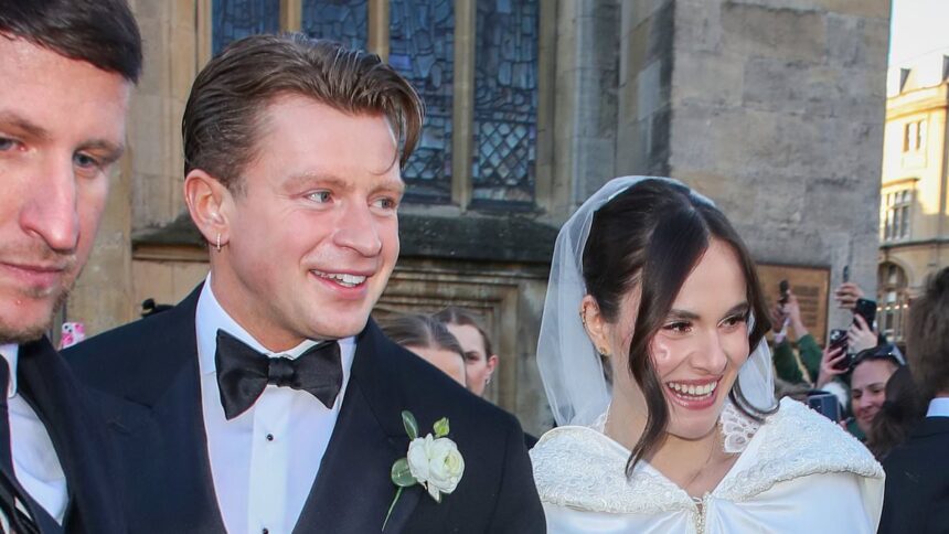 adam peatys strictly come dancing co star shares first glimpse inside olympians unforgettable wedding to holly ramsay at bath abbey 6951407752d1b