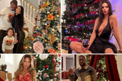 celebrity christmas trees 2025 yule love these festive photos 694bac534dac1