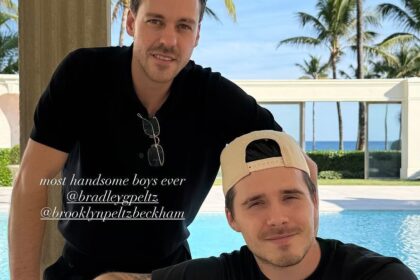 christmas with the in laws brooklyn beckham looks pally with nicola peltzs brother as the couple head to her home in miami days before christmas 6945f5a63911f