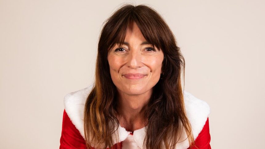 davina mcclaus newly married star shows off her festive look as she frolics on an armchair in playful snaps 694bde5cd1ecc