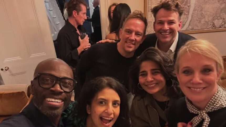 iconic cbbc presenters send fans wild as they reunite at christmas party but can you name them all 6949efcde0923