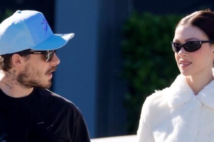 brooklyn beckham and nicola peltz look smitten as they hold hands at their local farmers market after the reason he sent a legal letter to estranged parents david and victoria was reve 6966efacb8a80