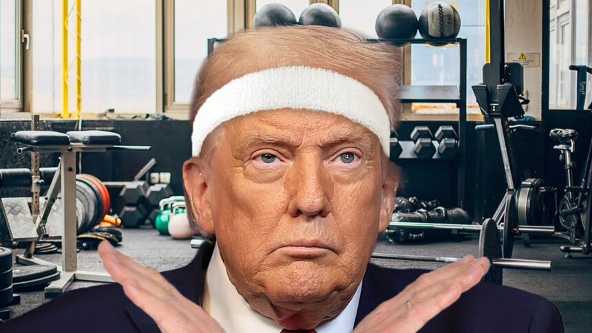 donald trump says exercise is boring would rather golf 6957180267f68