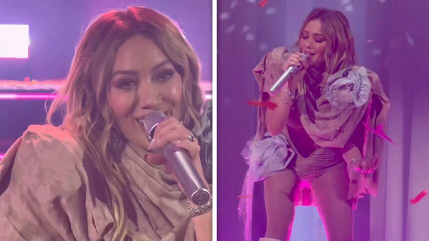 hilary duff performs what dreams are made of in first show in 18 years 696f84284ccf3