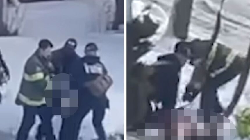 paramedics carry minneapolis woman shot in head by ice on video 695fd0897c66e