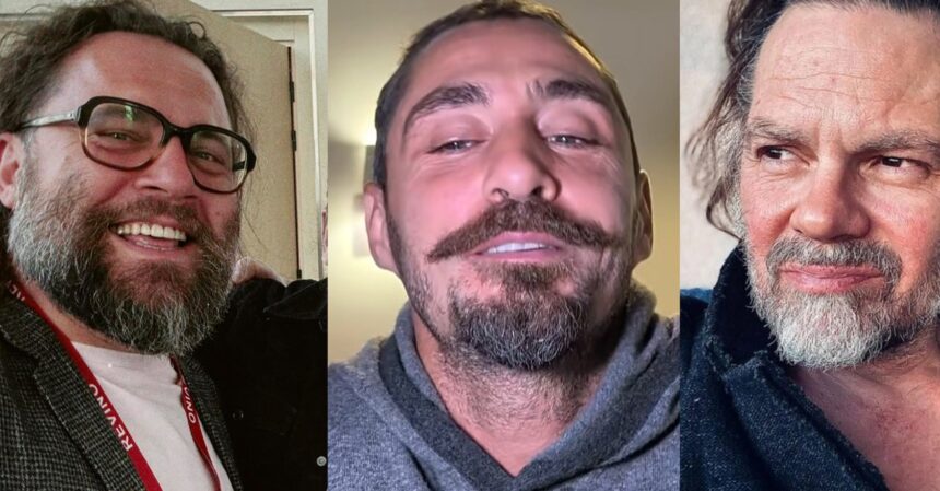 greu de recunoscut florin piersic jr si cosmin tudoran par certati si cu frizerul si cu barbierul stilistii ii taxeaza daca barba nu e ingrijita vrei arata ca un homeless 697fa309c46cb